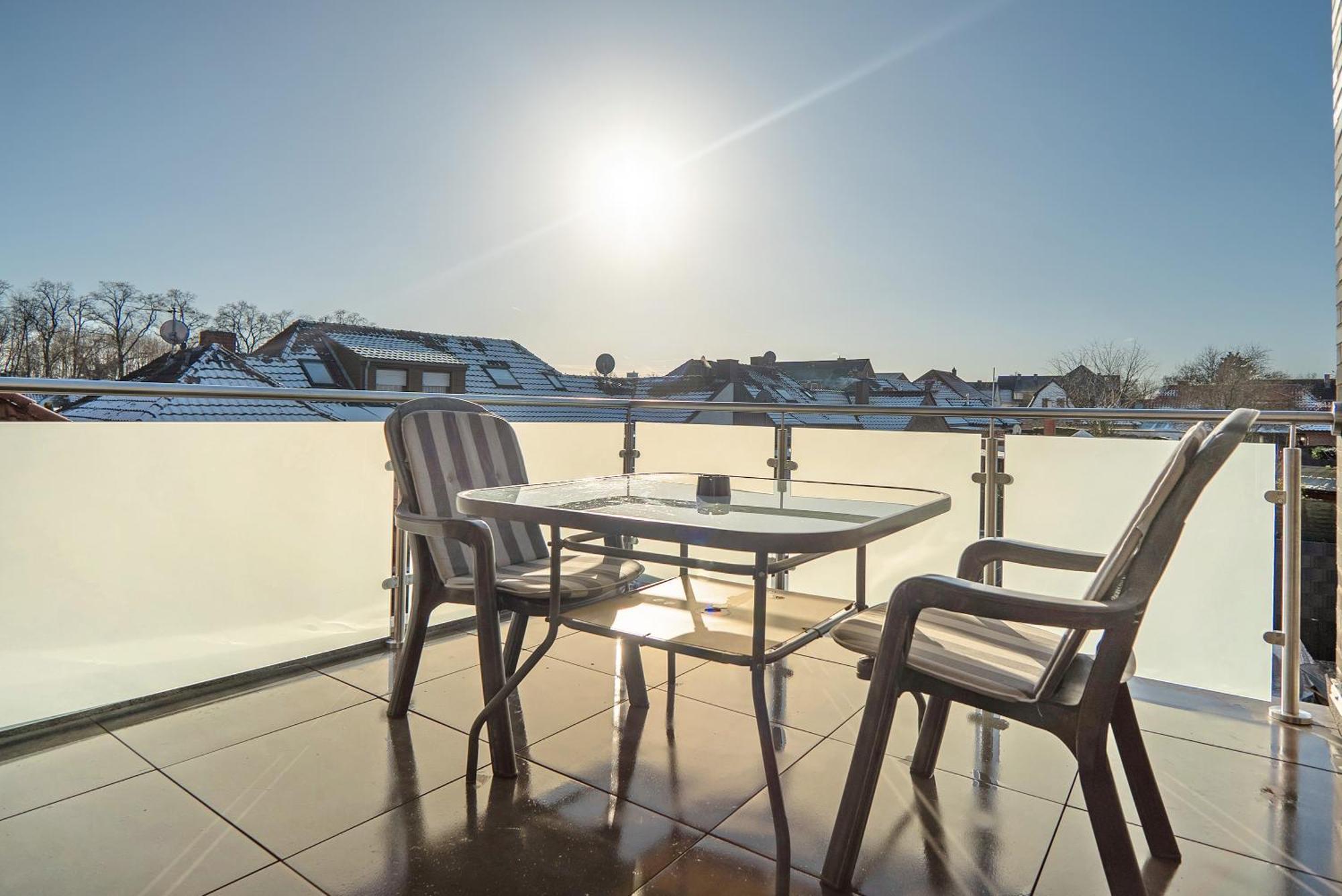 Neubau Ferienwohnung Mit Balkon Gronau  Kültér fotó